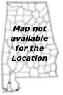 Map of Alabama with the county lines drawn out, AU Natural Resources Education Center is highlighted.