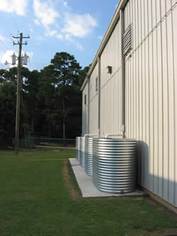 Rainwater Harvesting System at Boykin Community Center