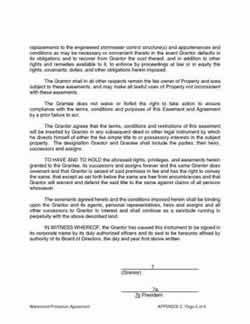 Sample Access & Maintenance Easement Agreement Page 4