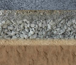 Cross Section of Pervious Concrete